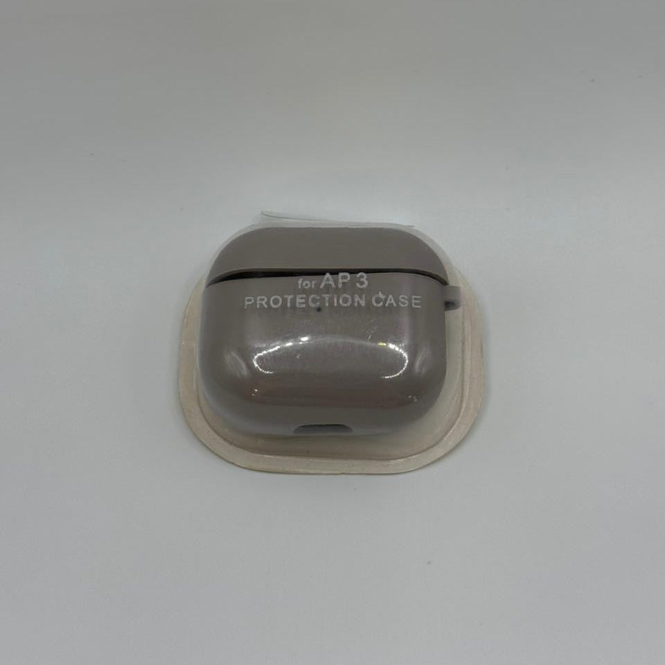 CASE AIRPODS 3RA GENERACION UNICOLOR GRIS