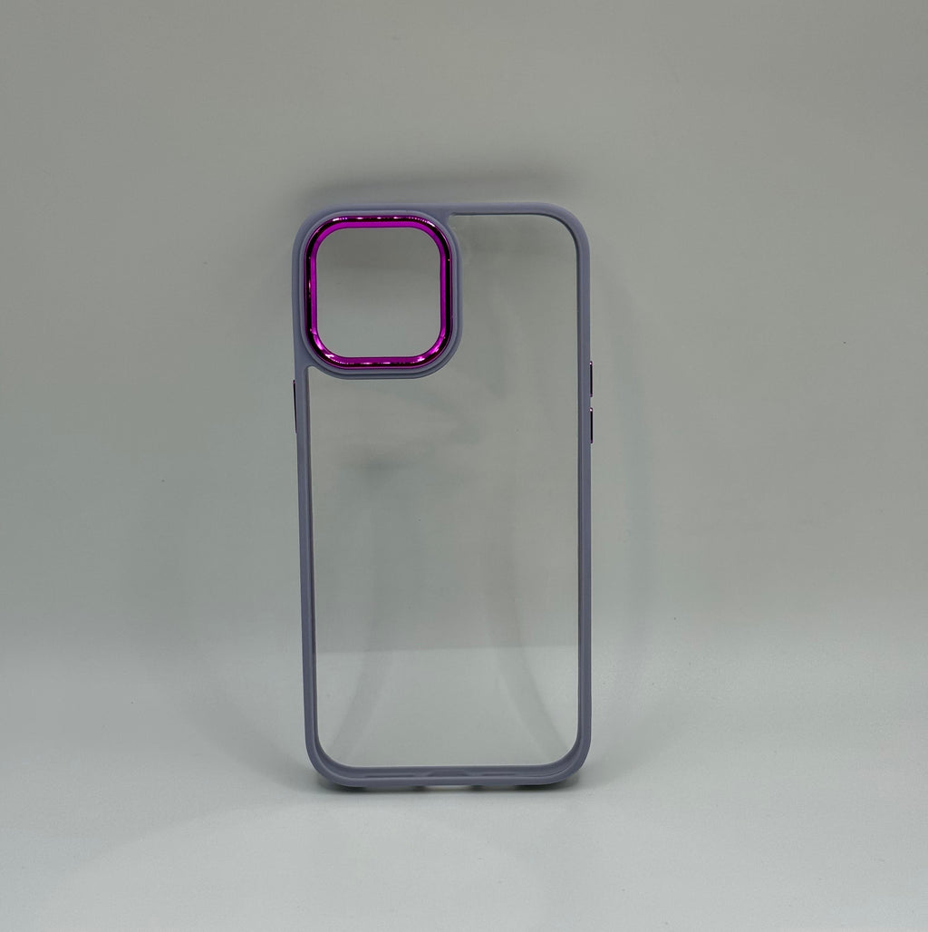 CASE IPHONE 13 PRO BORDE COLOR LILA