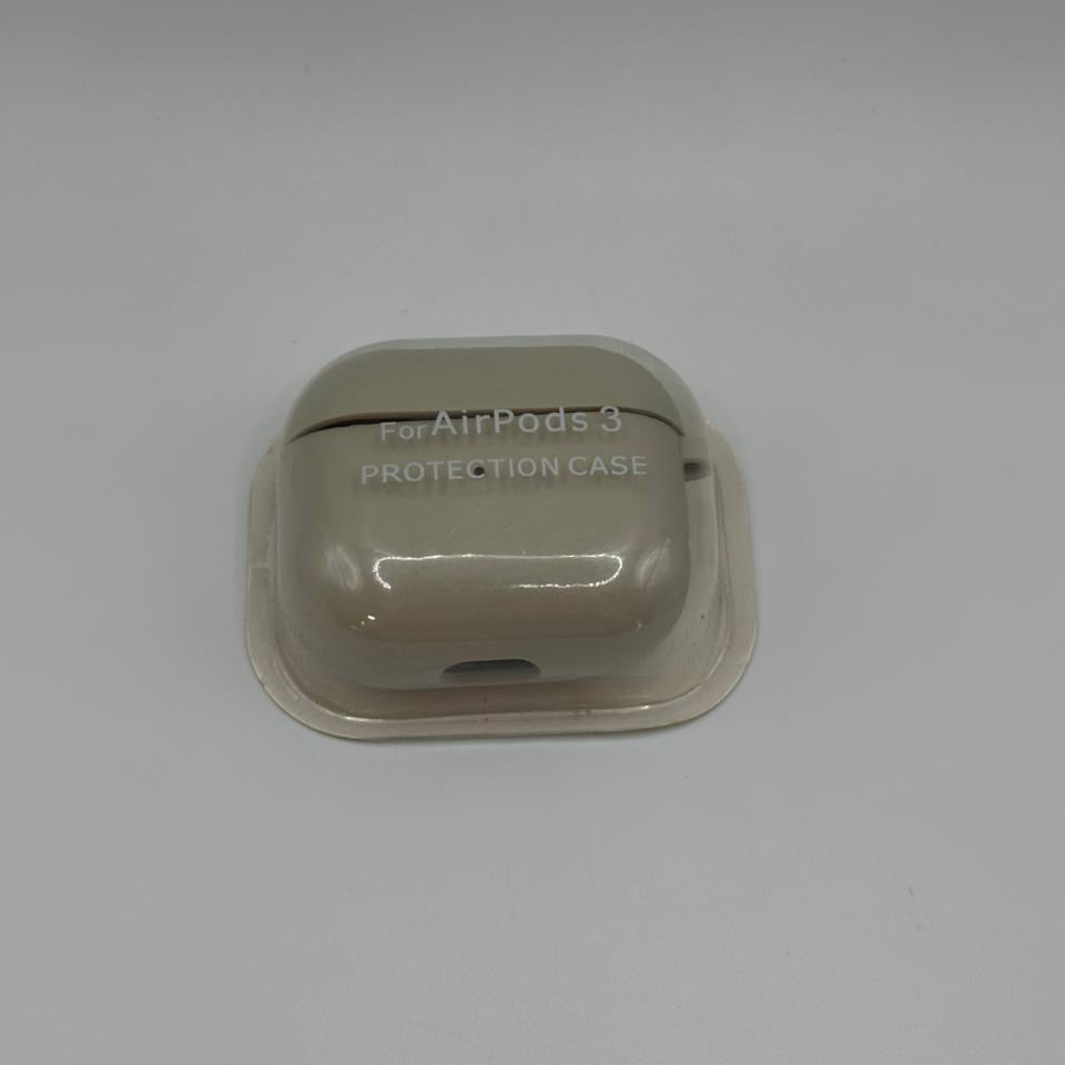 CASE AIRPODS 3RA GENERACION UNICOLOR HUESO