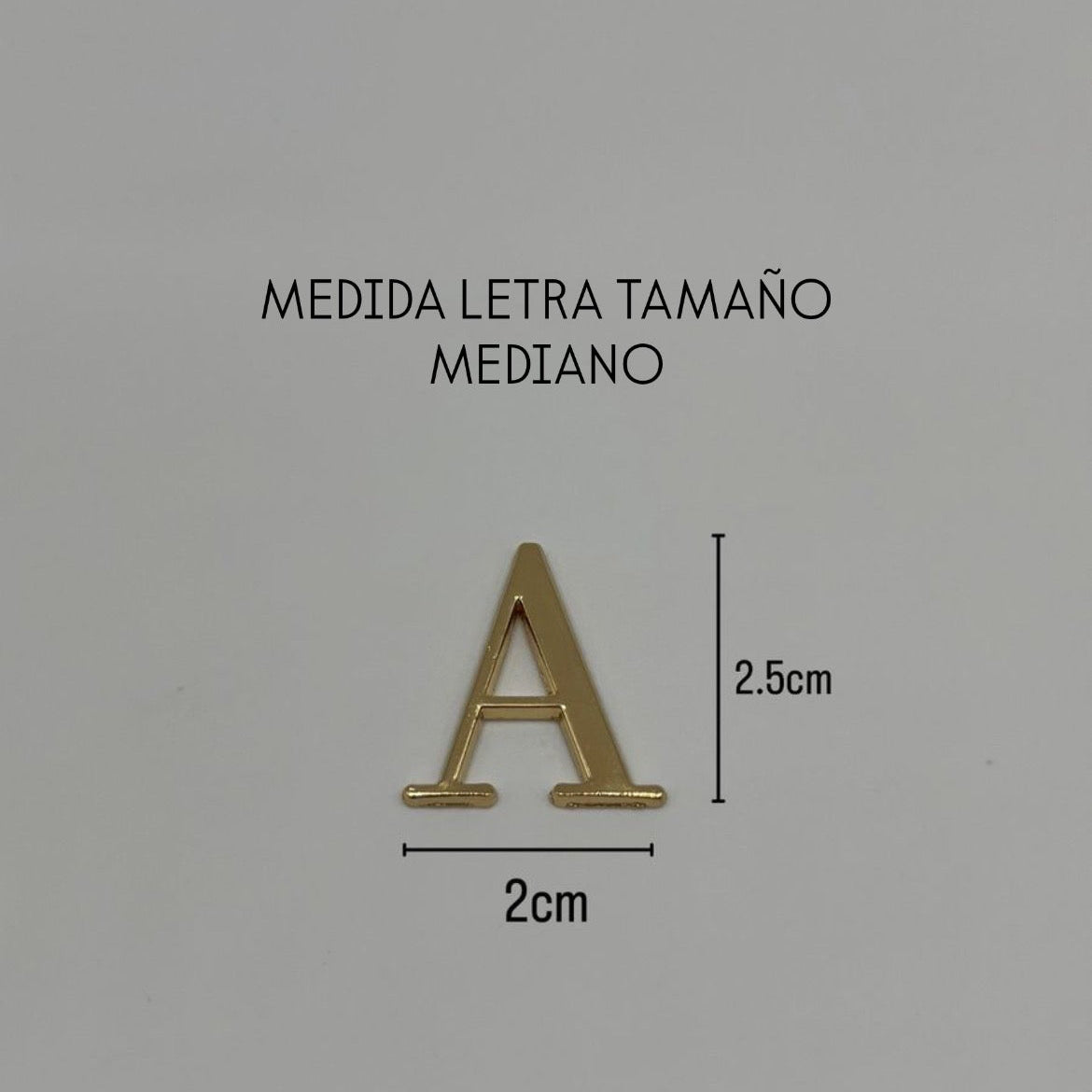 LETRA METÁLICA F