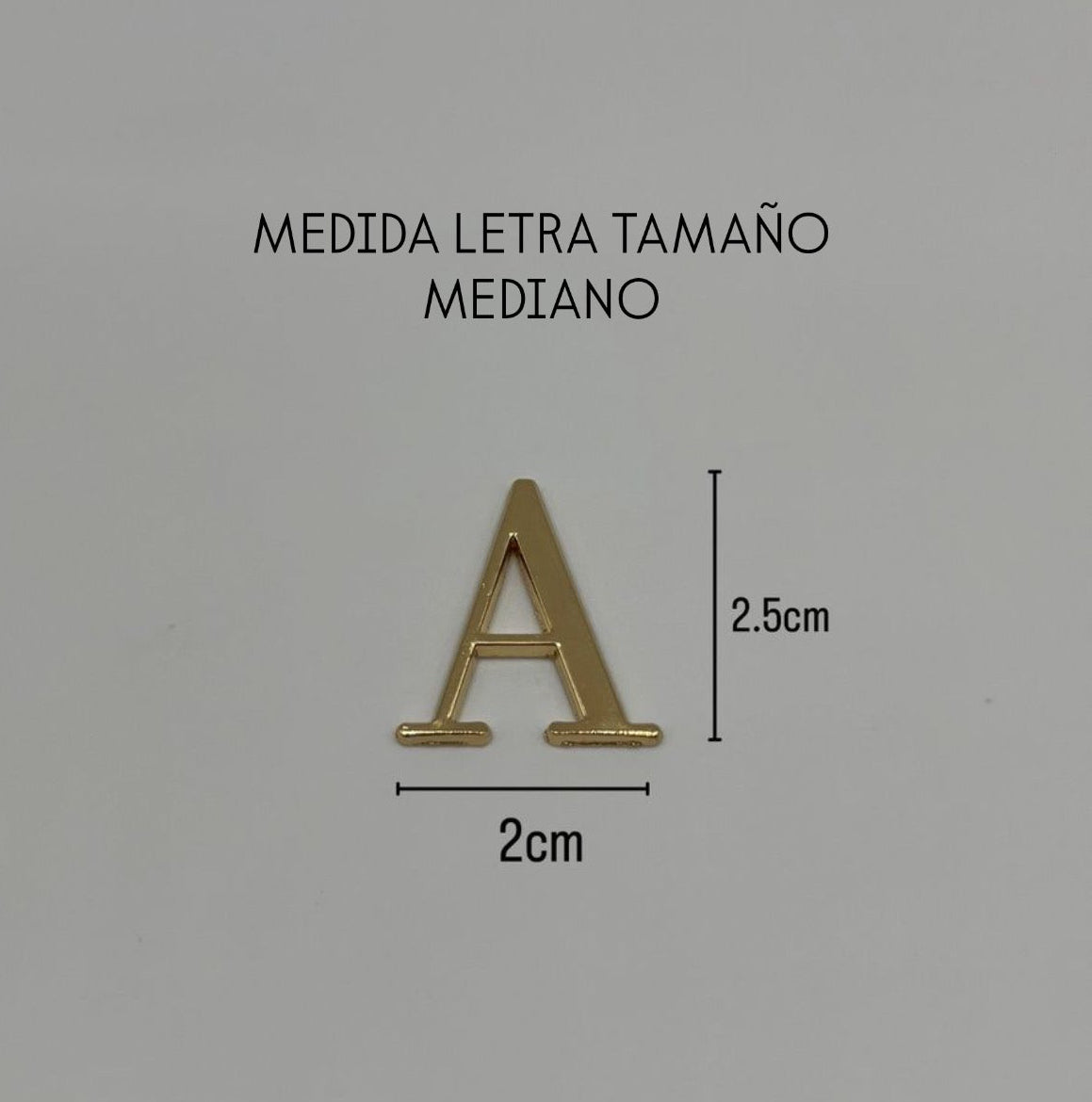 LETRA METÁLICA G