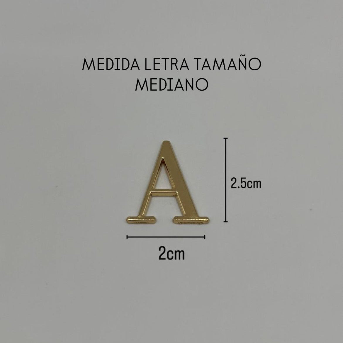 LETRA METÁLICA N