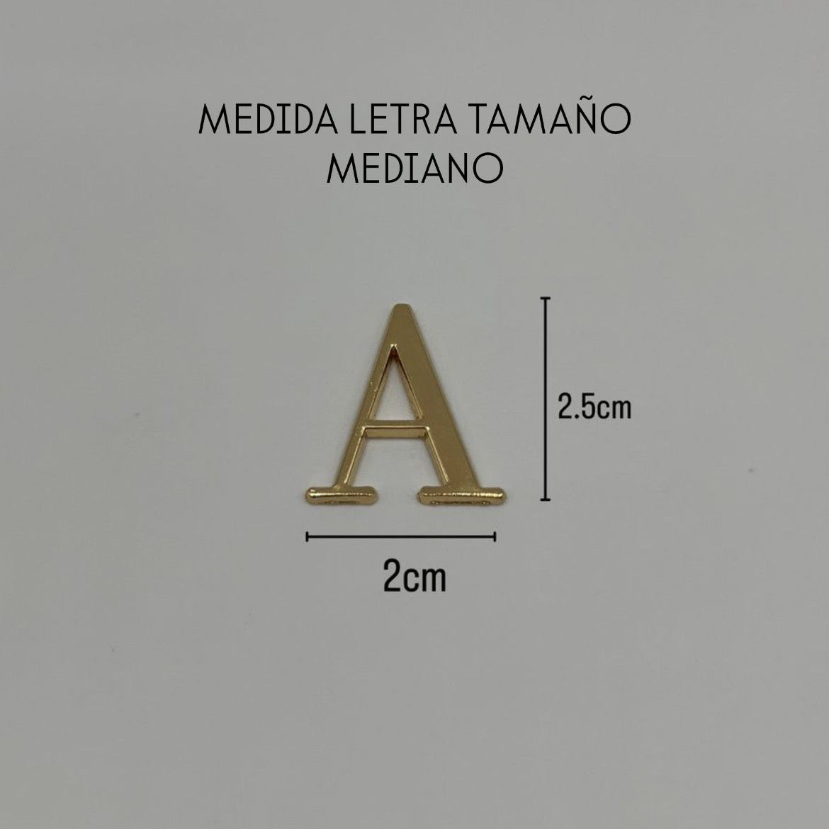 LETRA METÁLICA V