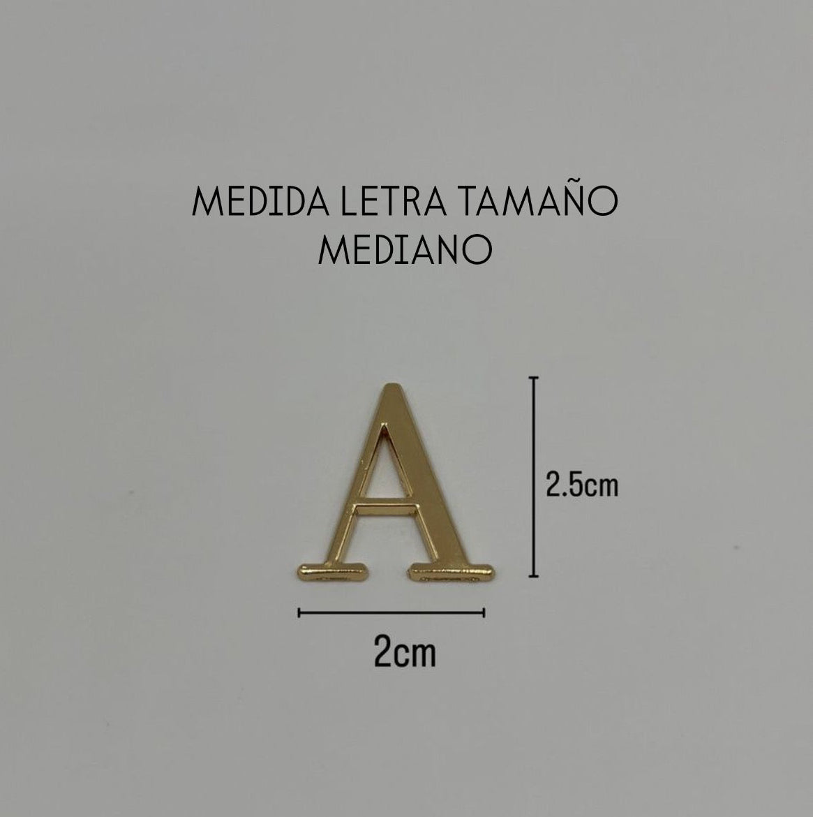 LETRA METÁLICA S