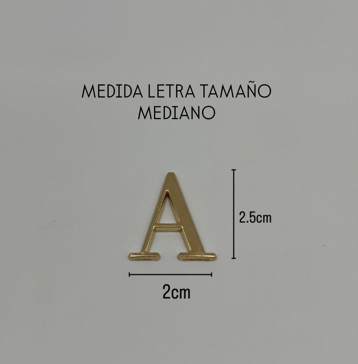 LETRA METÁLICA H