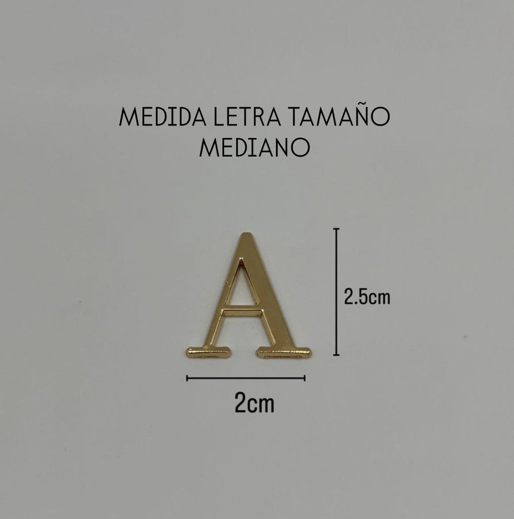 LETRA METÁLICA E