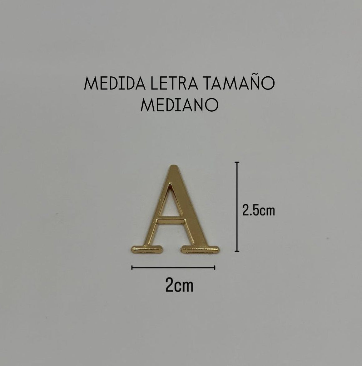 LETRA METÁLICA Q