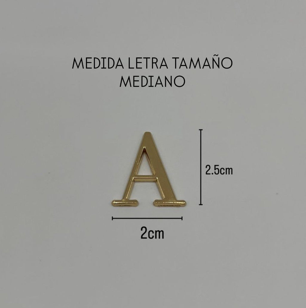 LETRA METÁLICA O