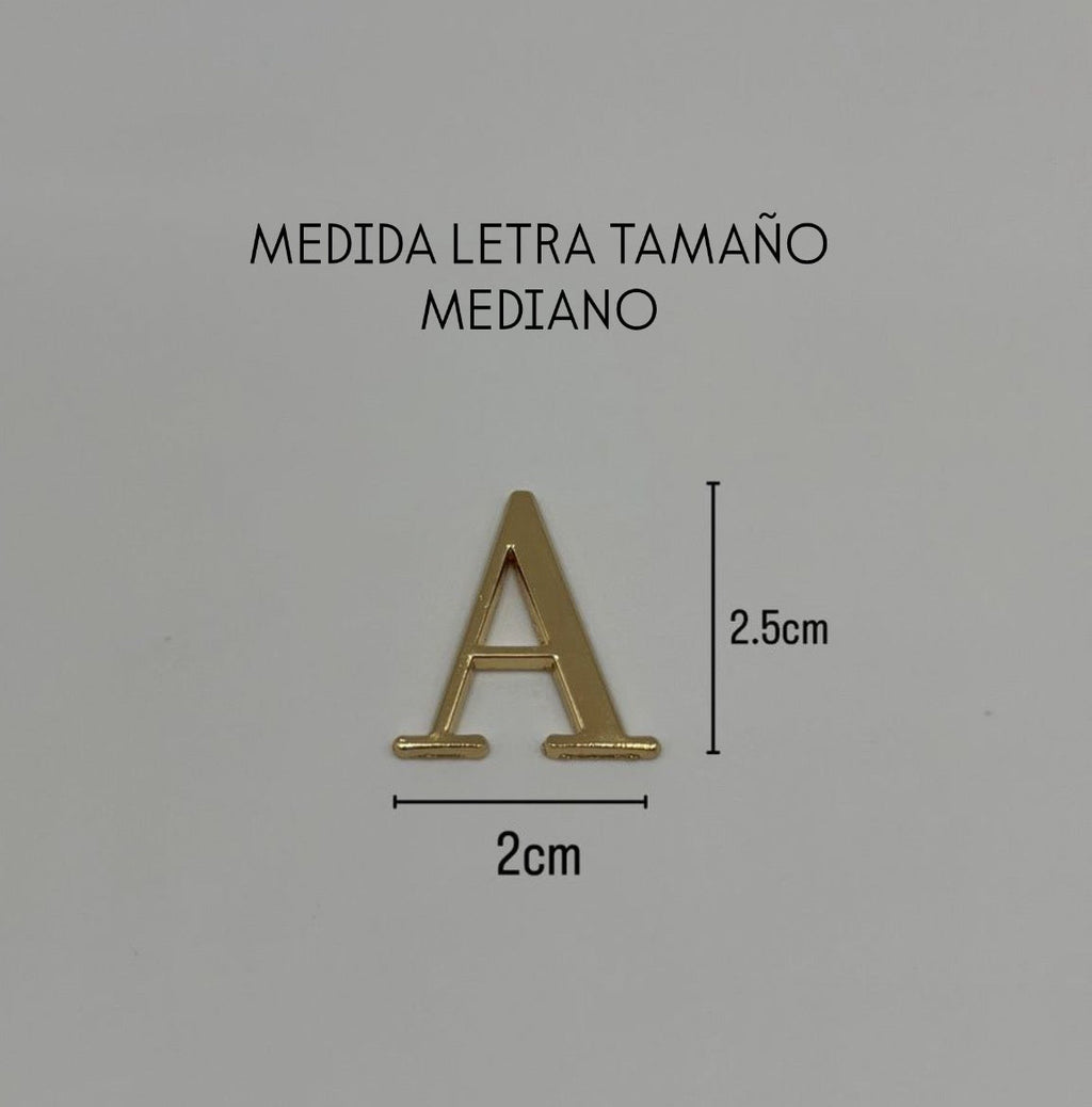 LETRA METÁLICA M