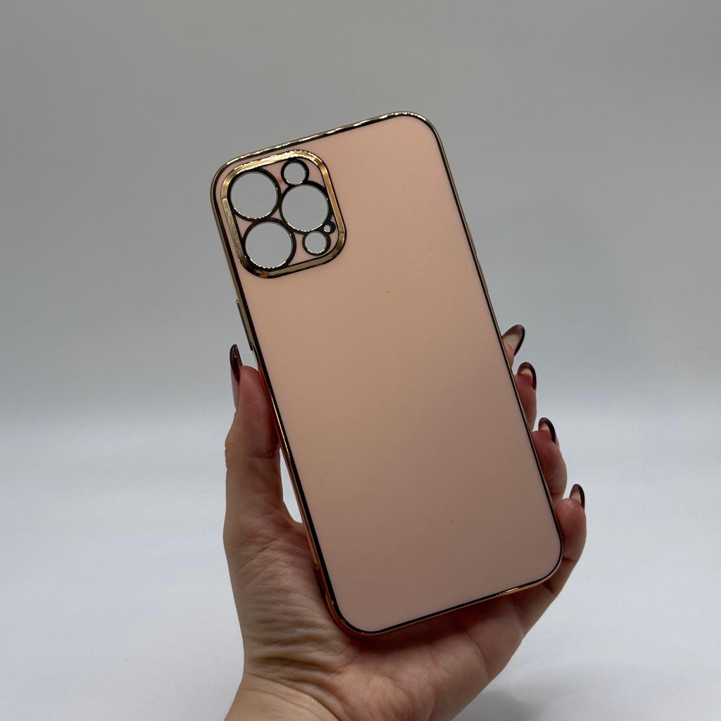 CASE IPHONE 13 PRO LUJO ROSADO