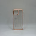 CASE IPHONE 13 PRO MAX BORDE COLOR ROSADO