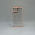 CASE IPHONE 12 PRO MAX BORDE COLOR ROSADO