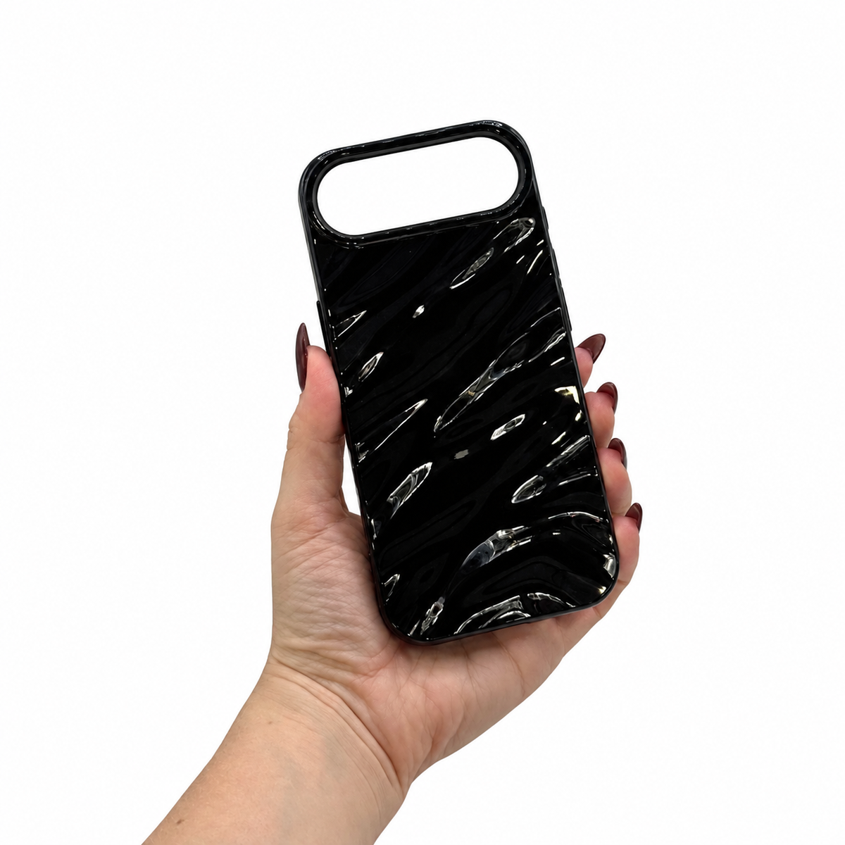 CASE IPHONE 17 AIR WAVES NEGRO