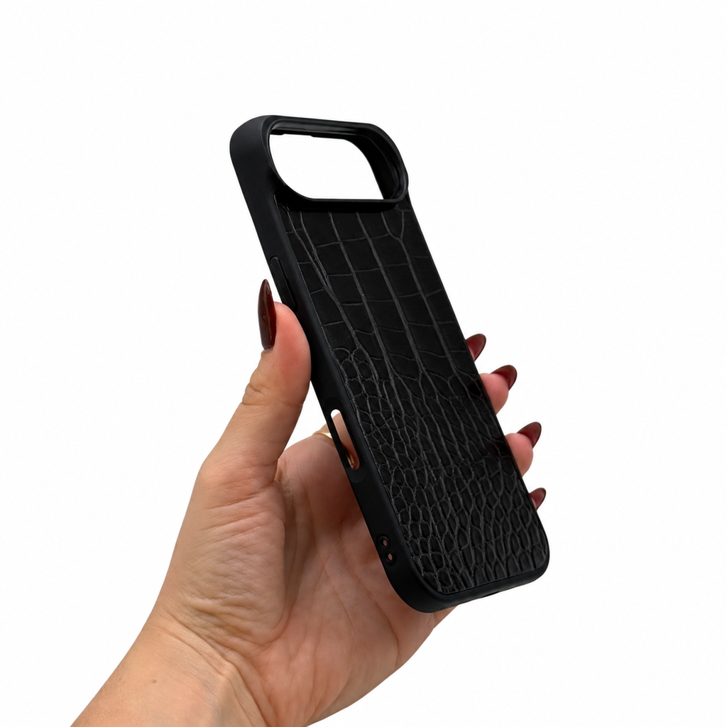 CASE IPHONE 17 AIR COCODRILO NEGRO