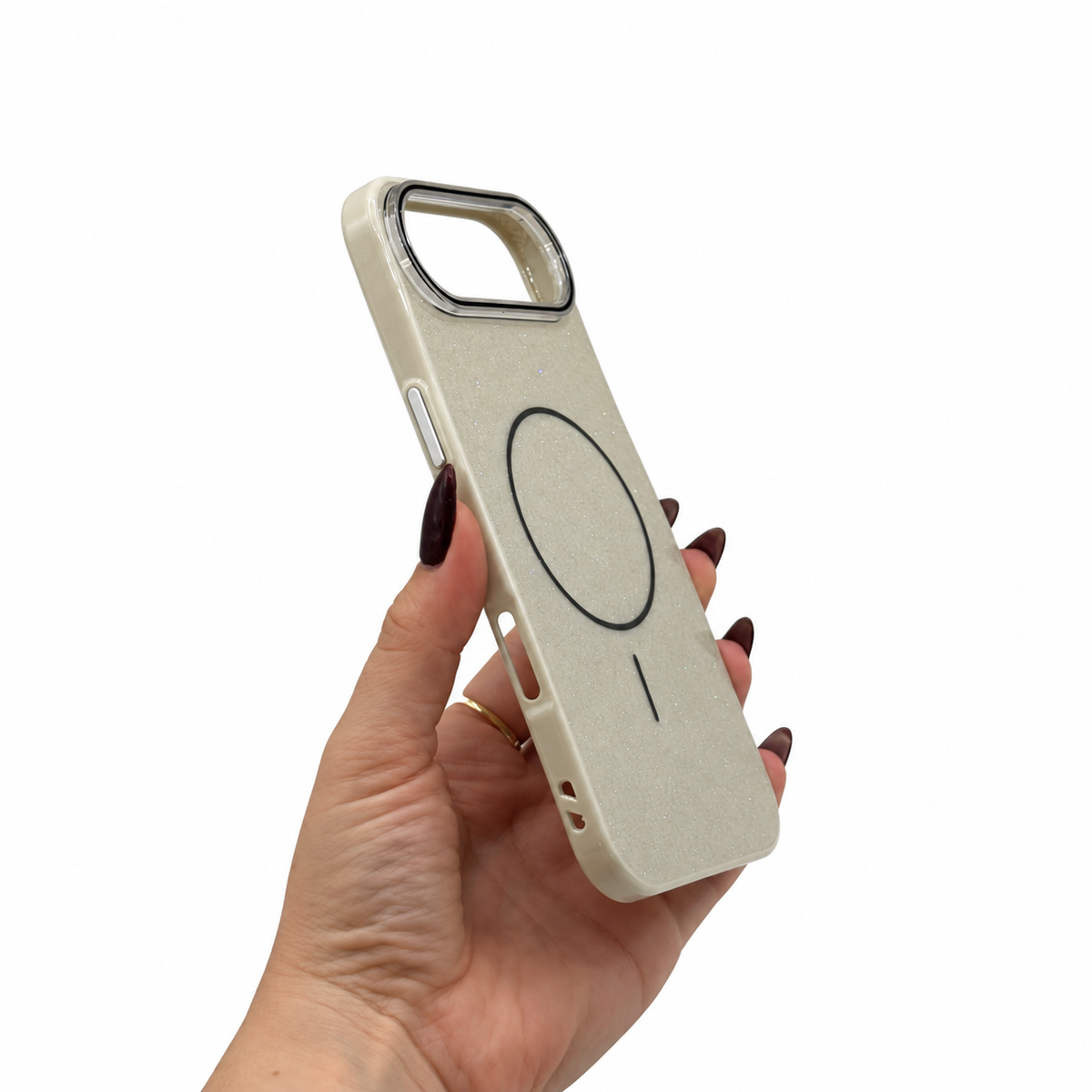 CASE IPHONE 17 AIR GLAM MAGSAFE PEARL