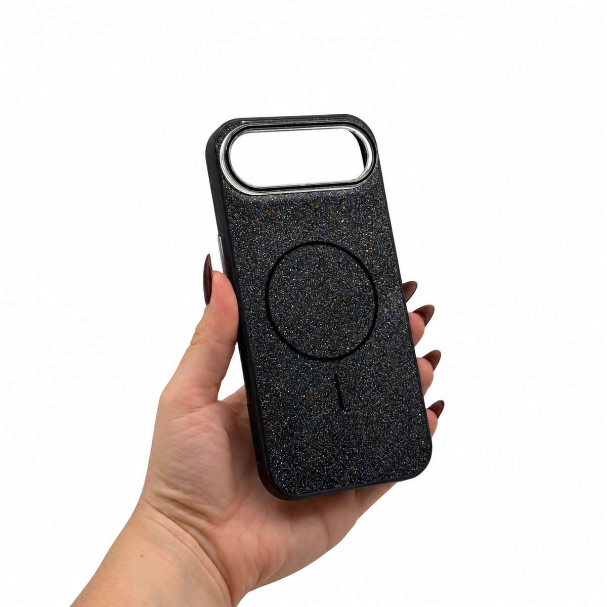 CASE IPHONE 17 AIR GLAM MAGSAFE NEGRO
