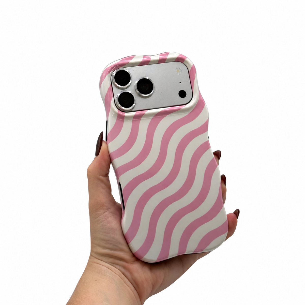 CASE IPHONE 17 PRO CEBRA ROSADO