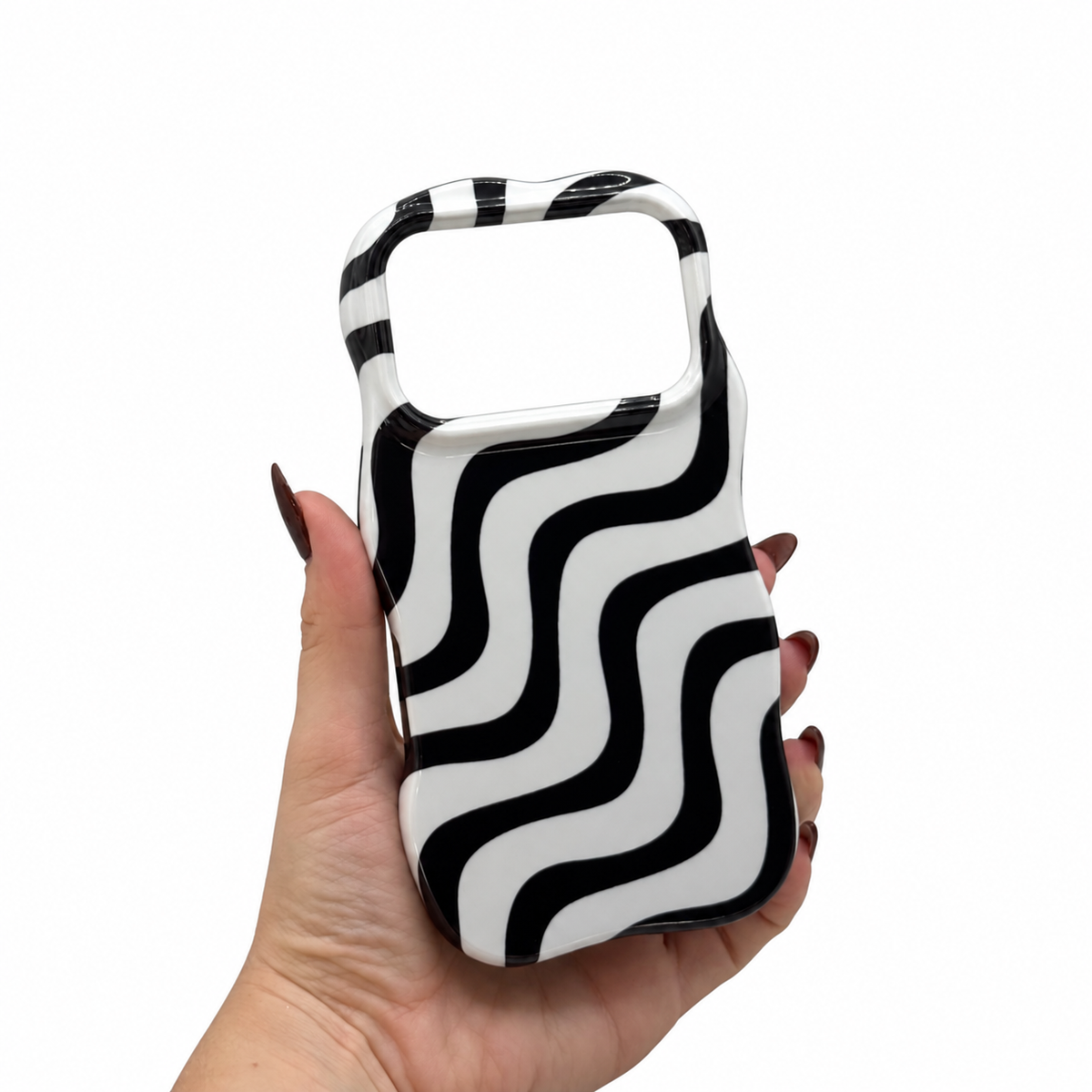 CASE IPHONE 17 PRO CEBRA NEGRO