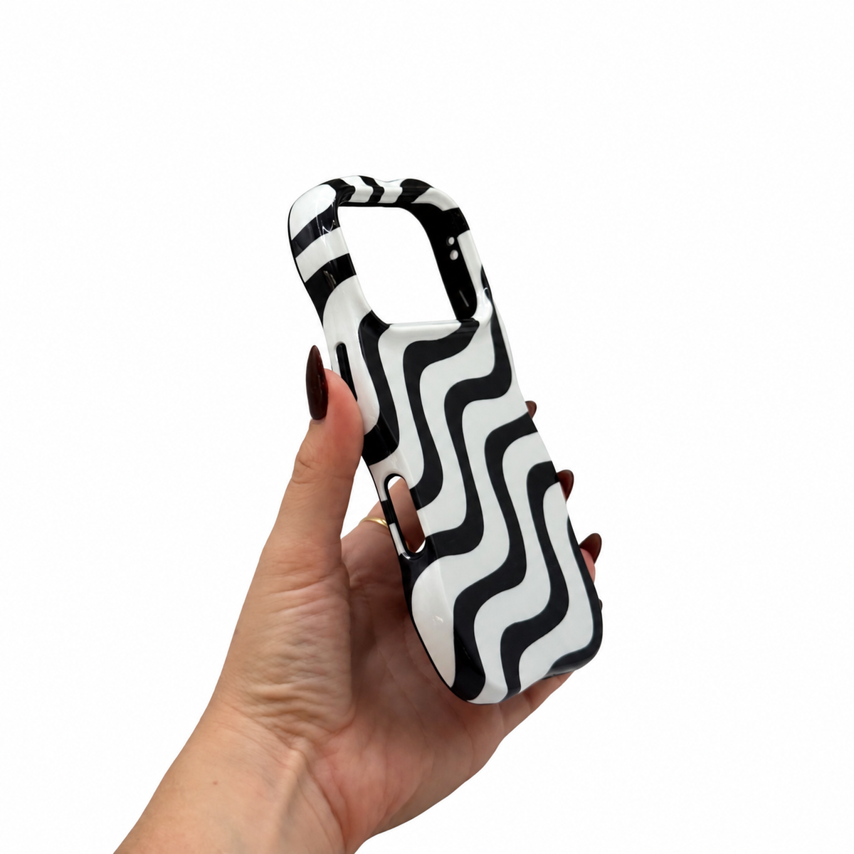 CASE IPHONE 17 PRO CEBRA NEGRO