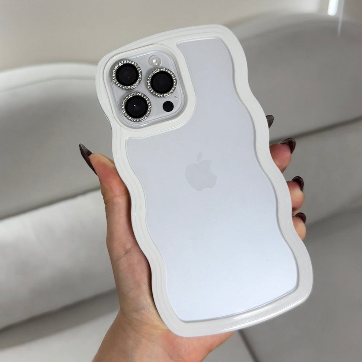 CASE IPHONE 13 PRO MAX NUBE BLANCO