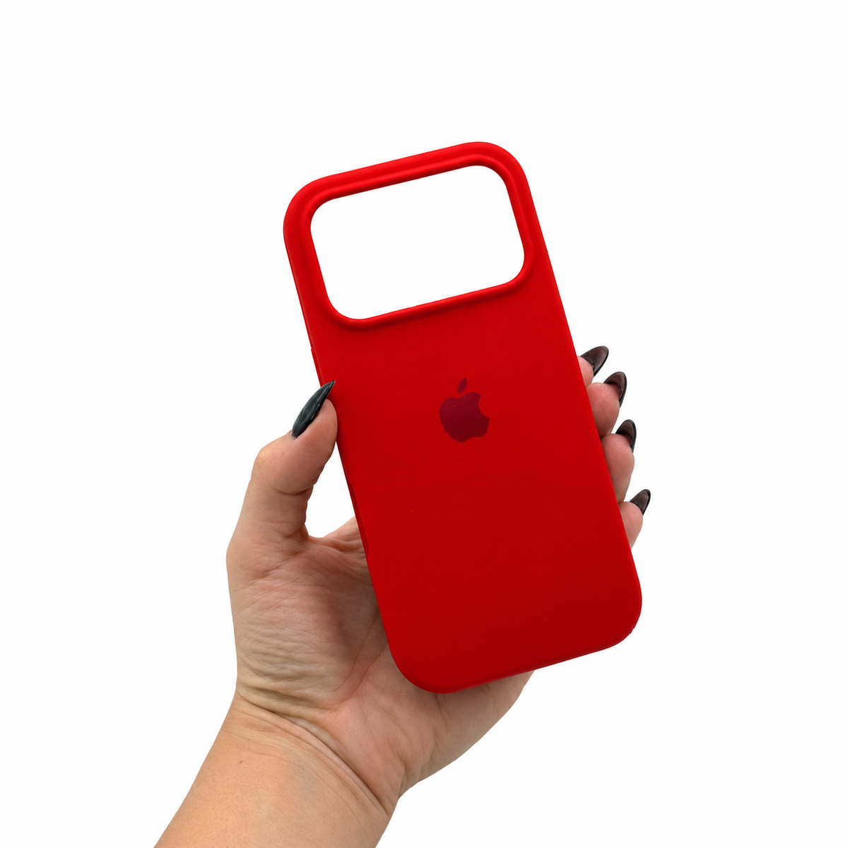 CASE IPHONE 17 PRO MAX SILICONA ROJO