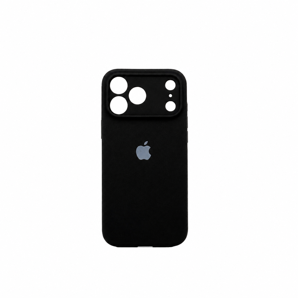 CASE IPHONE 17 PRO MAX SILICONA NEGRO