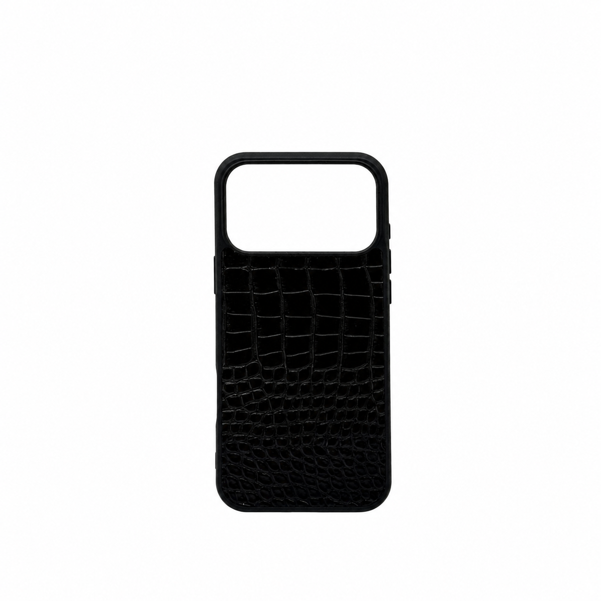 CASE IPHONE 17 PRO MAX COCODRILO NEGRO