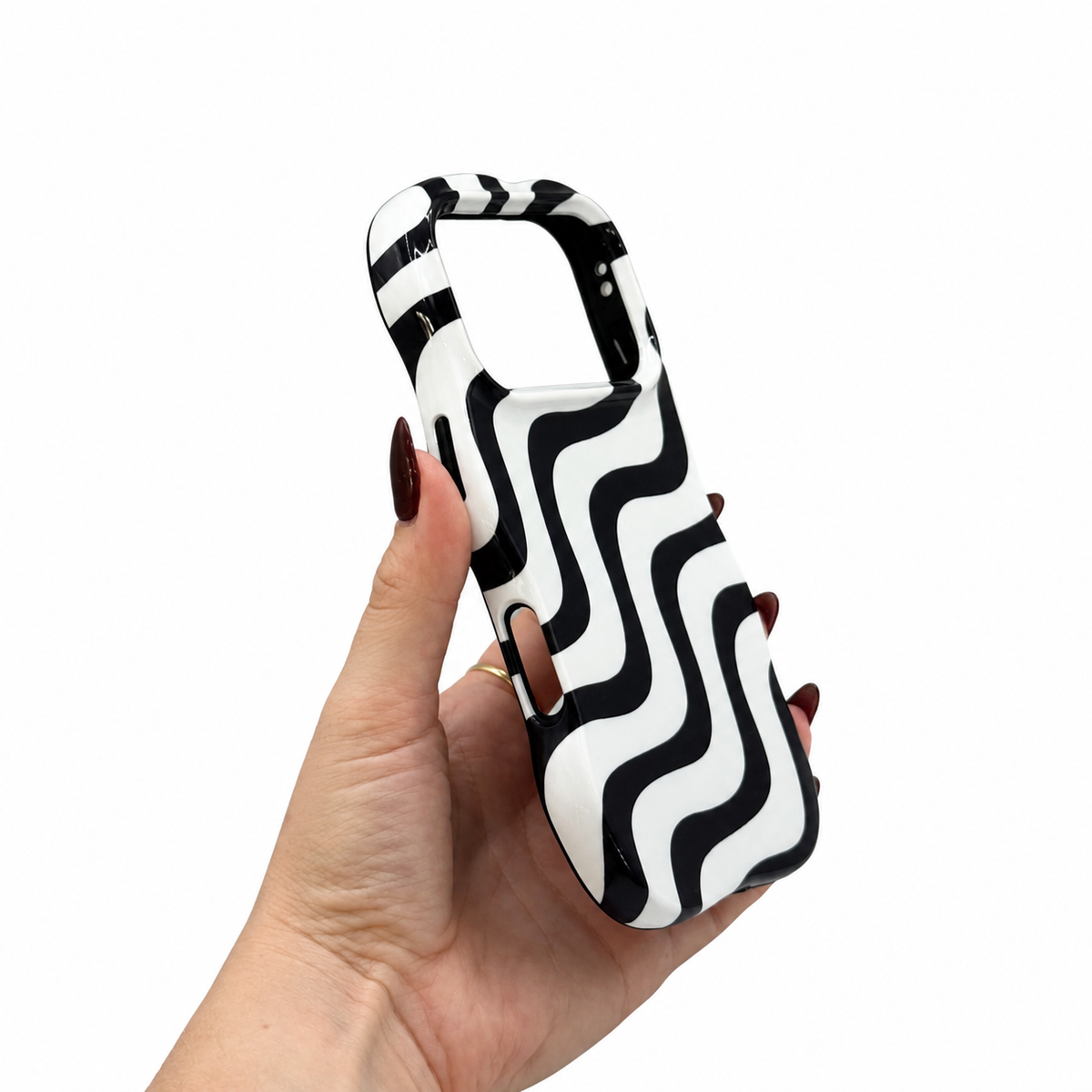 CASE IPHONE 17 PRO MAX CEBRA NEGRO