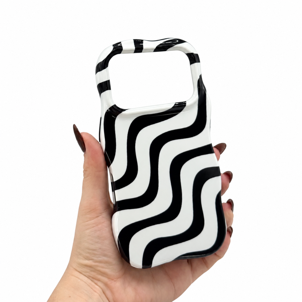 CASE IPHONE 17 PRO MAX CEBRA NEGRO