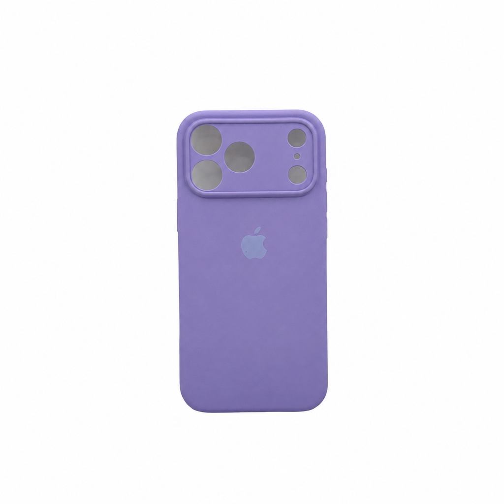 CASE IPHONE 17 PRO MAX SILICONA LILA