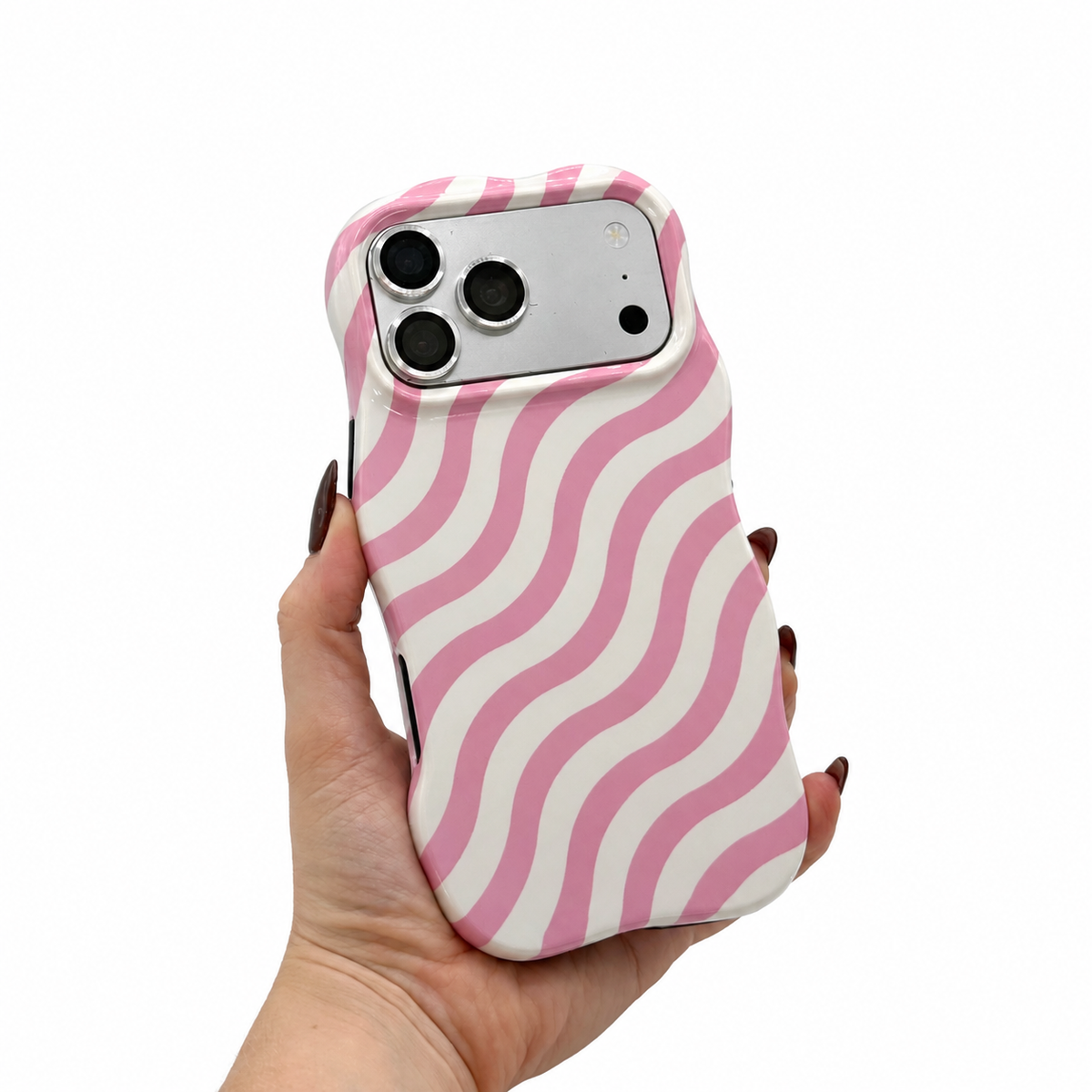 CASE IPHONE 17 PRO MAX CEBRA ROSADO