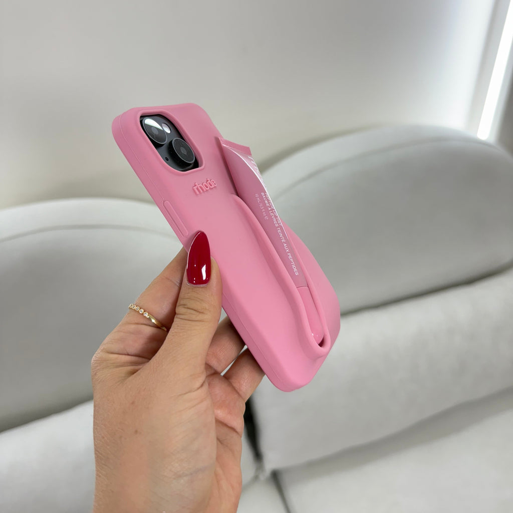 CASE IPHONE 15 RHODE ROSADO