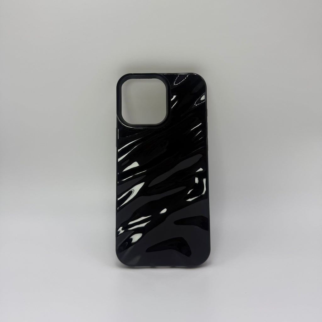 CASE IPHONE 15 PRO WAVES NEGRO