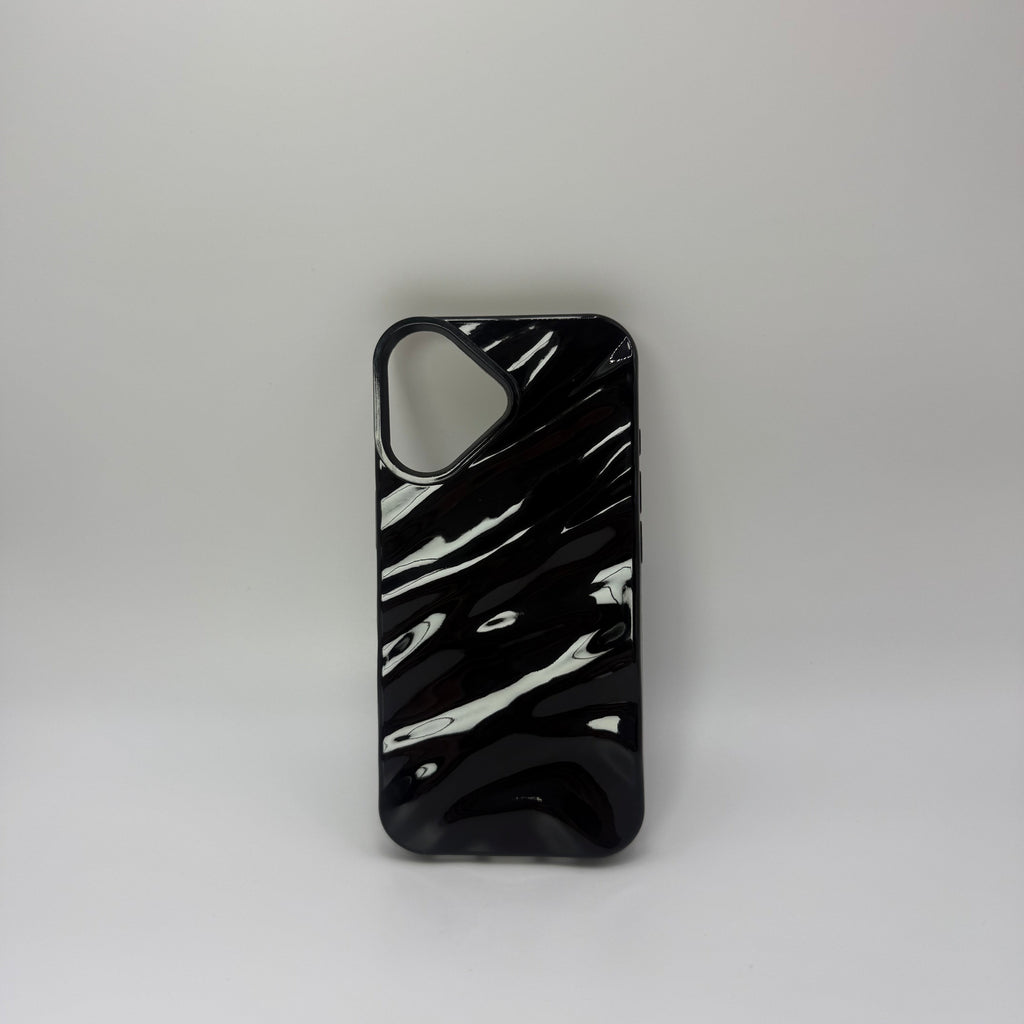 CASE IPHONE 16 PLUS WAVES NEGRO