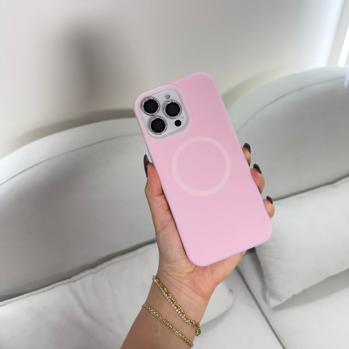 CASE IPHONE 15 PRO MAX MAGIC PASTEL ROSA