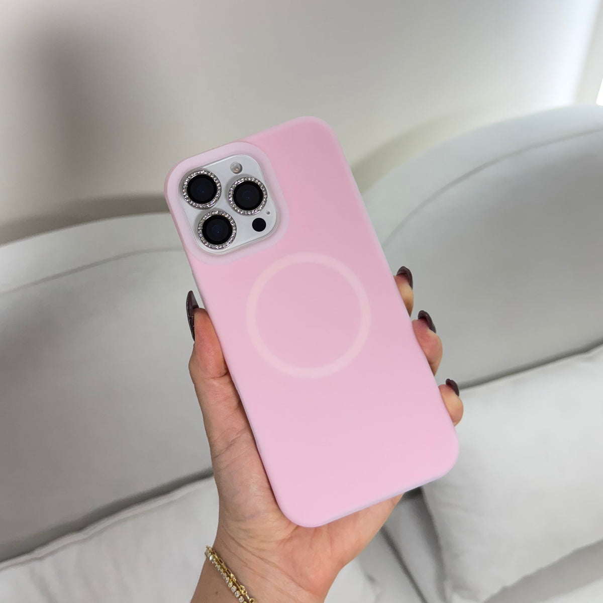 CASE IPHONE 12 PRO MAX MAGIC PASTEL ROSADO