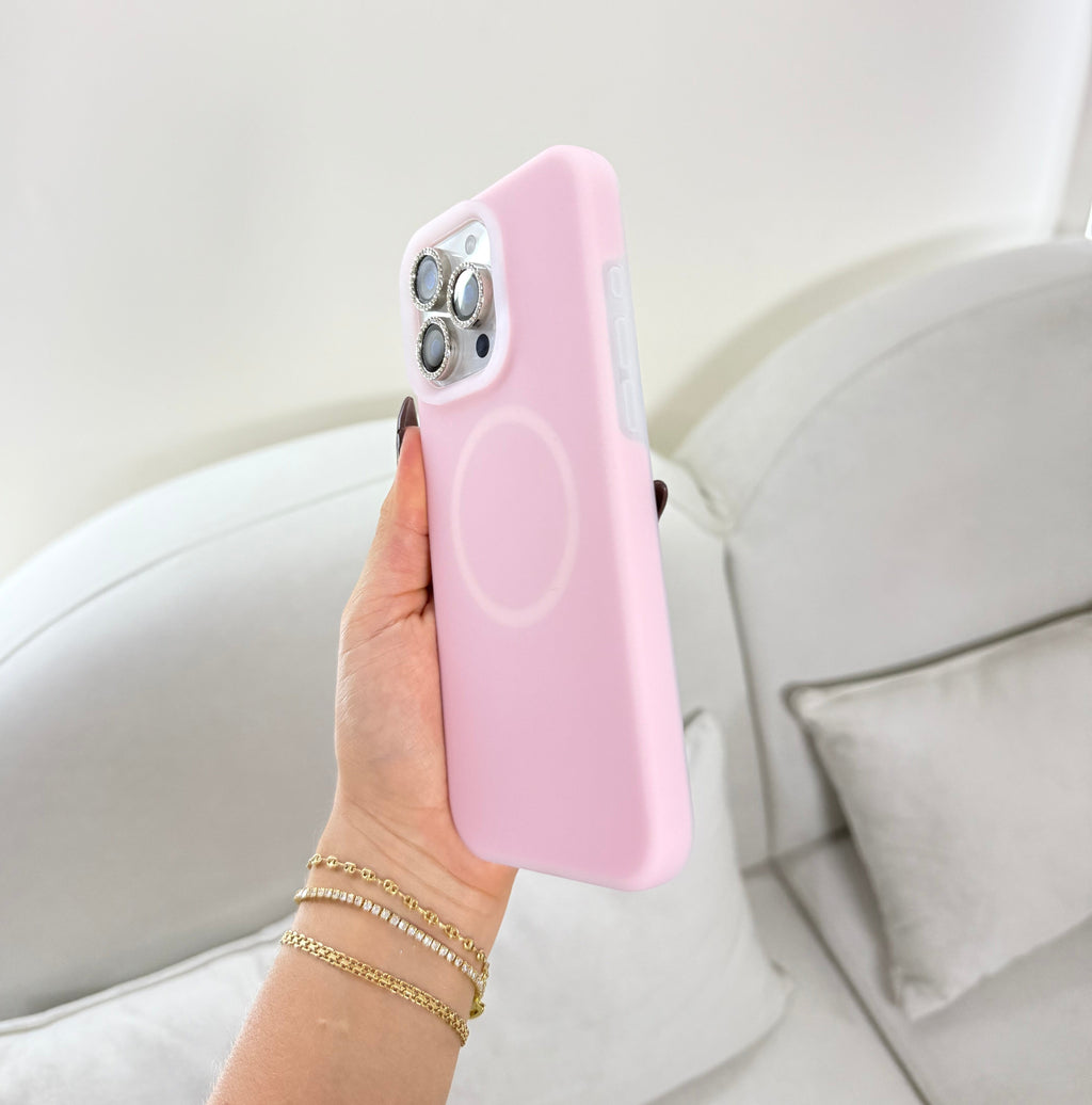CASE IPHONE 15 PRO MAGIC PASTEL ROSADO