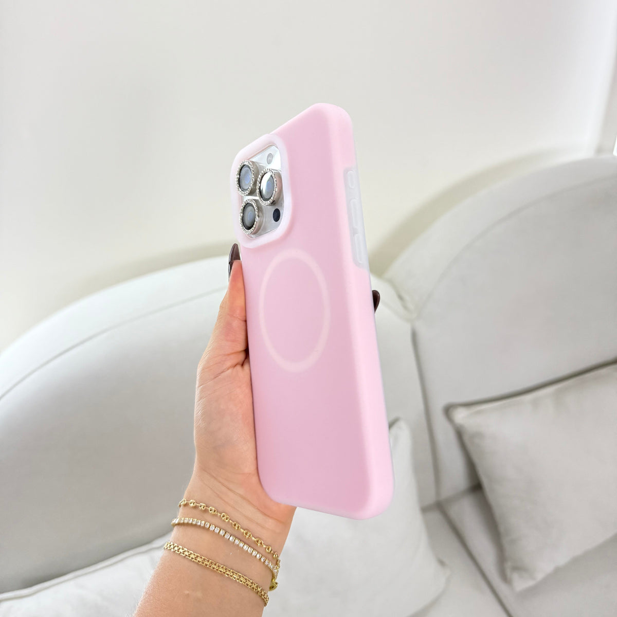 CASE IPHONE 12 PRO MAX MAGIC PASTEL ROSADO