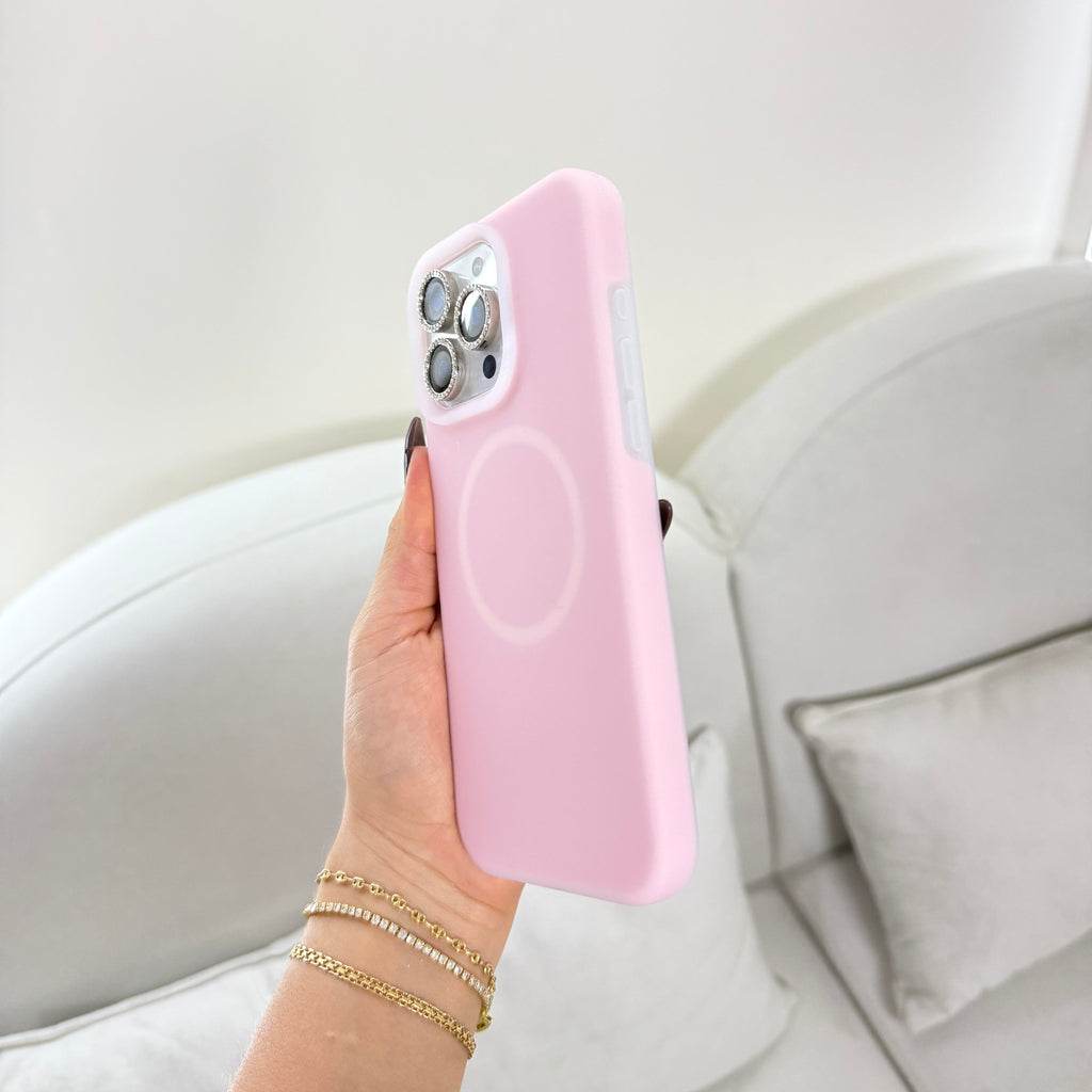 CASE IPHONE 14 PRO MAX MAGIC PASTEL ROSADO