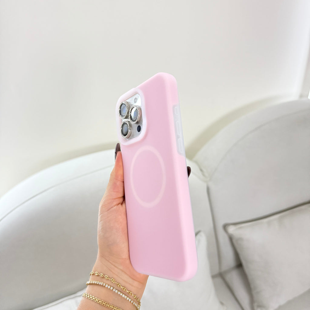 CASE IPHONE 14 PRO MAGIC PASTEL ROSADO