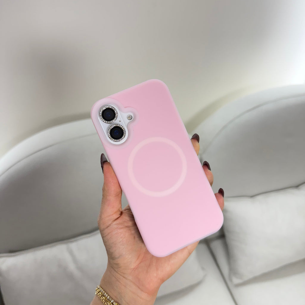 CASE IPHONE 16 PLUS MAGIC PASTEL ROSADO