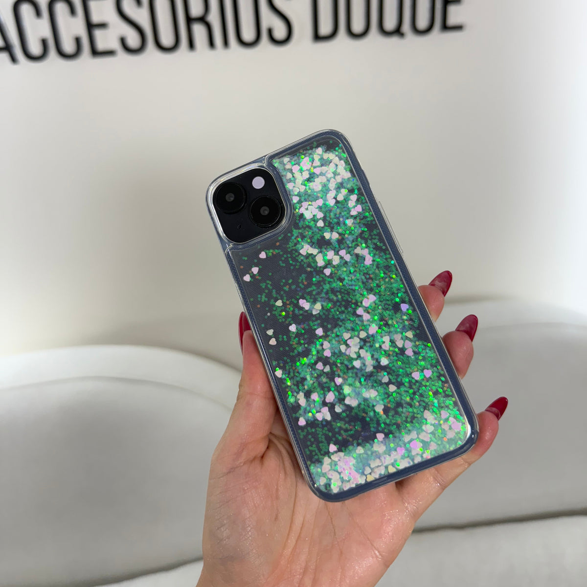 CASE IPHONE 13-14 PECERA ROSADA
