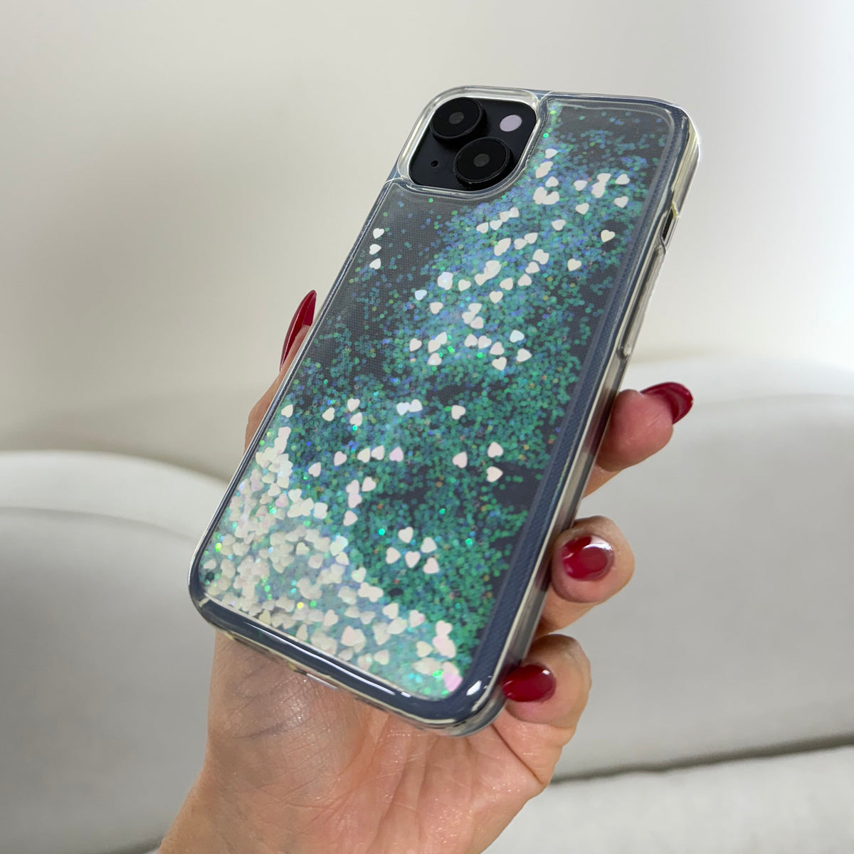 CASE IPHONE 13-14 PECERA ROSADA