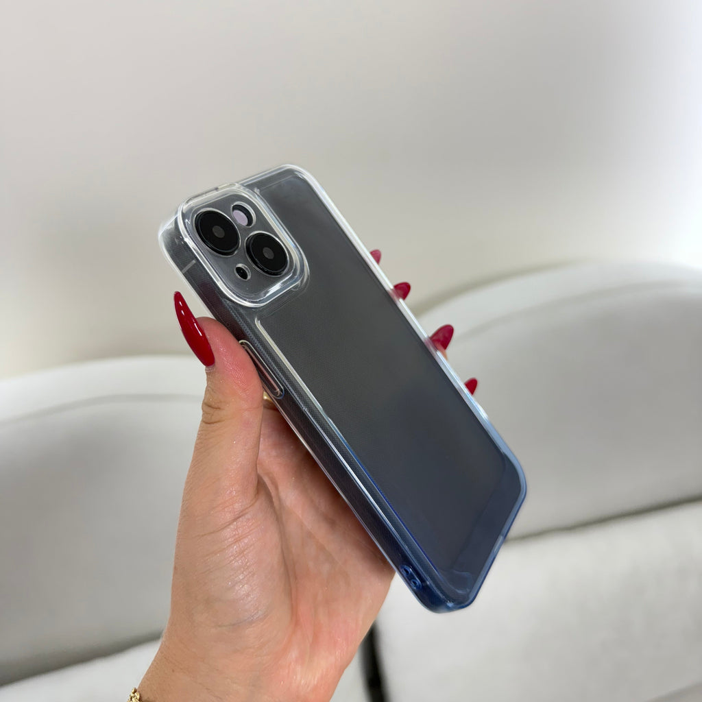 CASE IPHONE 13-14 DEGRADE AZUL