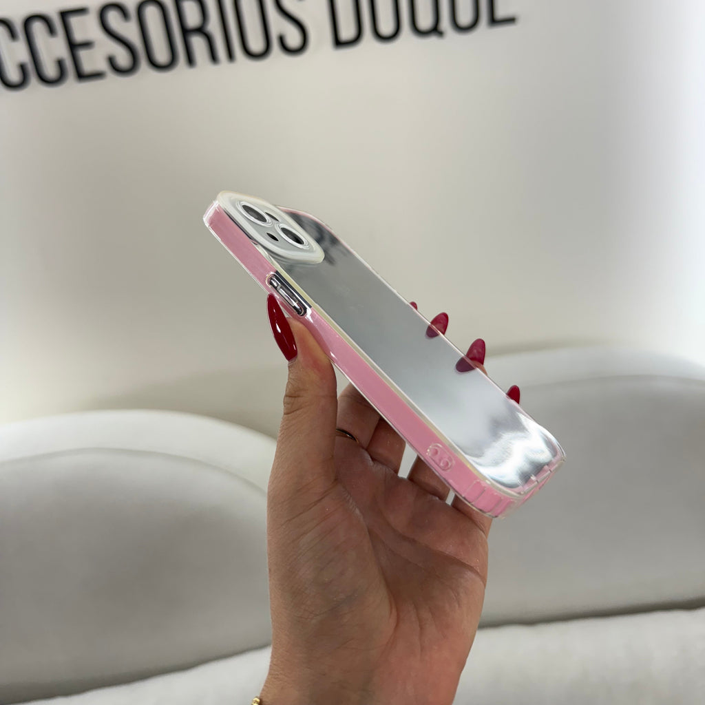 CASE IPHONE 13-14 360 ROSADO