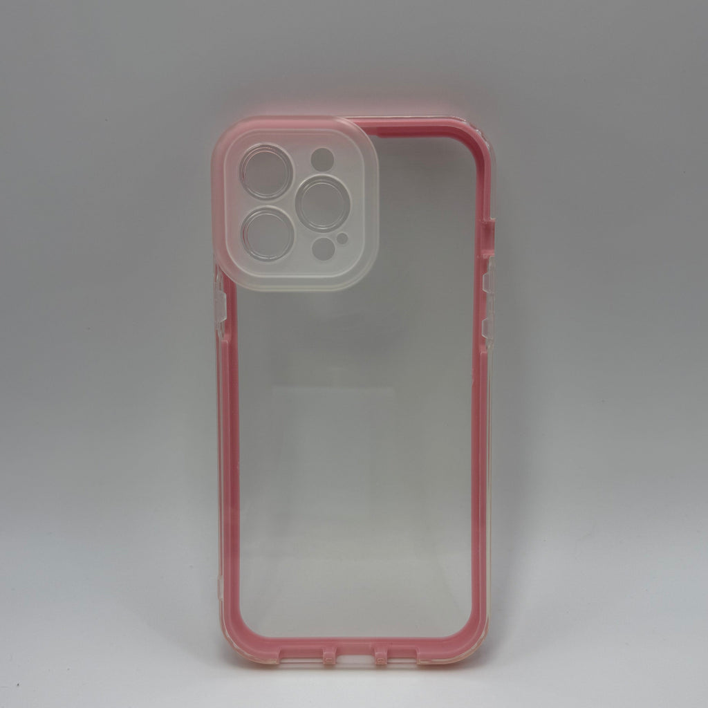 CASE IPHONE 13 PRO 360 ROSADO