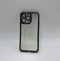 CASE IPHONE 11 PRO MAX BORDE METALIZADO NEGRO