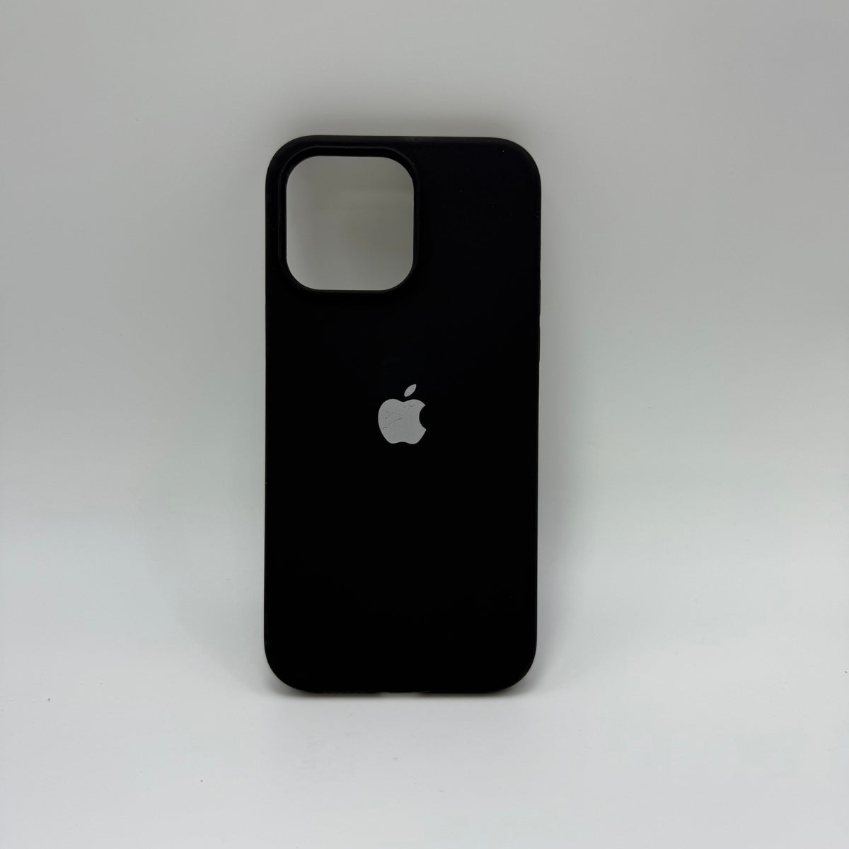 CASE IPHONE 13 PRO MAX SILICONA NEGRA