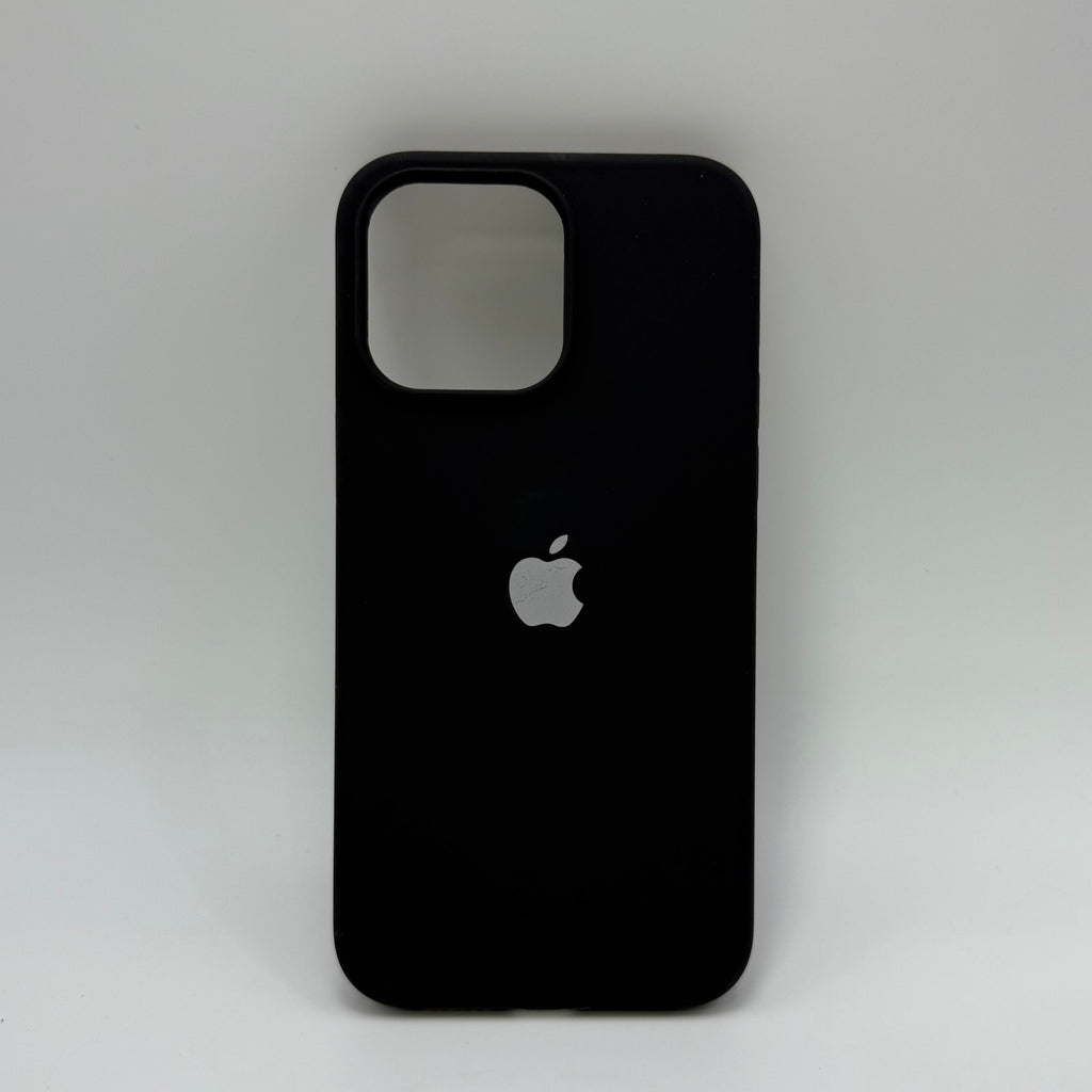 CASE IPHONE 13 PRO MAX SILICONA NEGRO