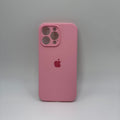 CASE IPHONE 14 PRO MAX SILICONA ROSADA